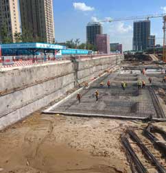 沈陽全運(yùn)路萬達(dá)廣場項(xiàng)目基坑支護(hù)工程